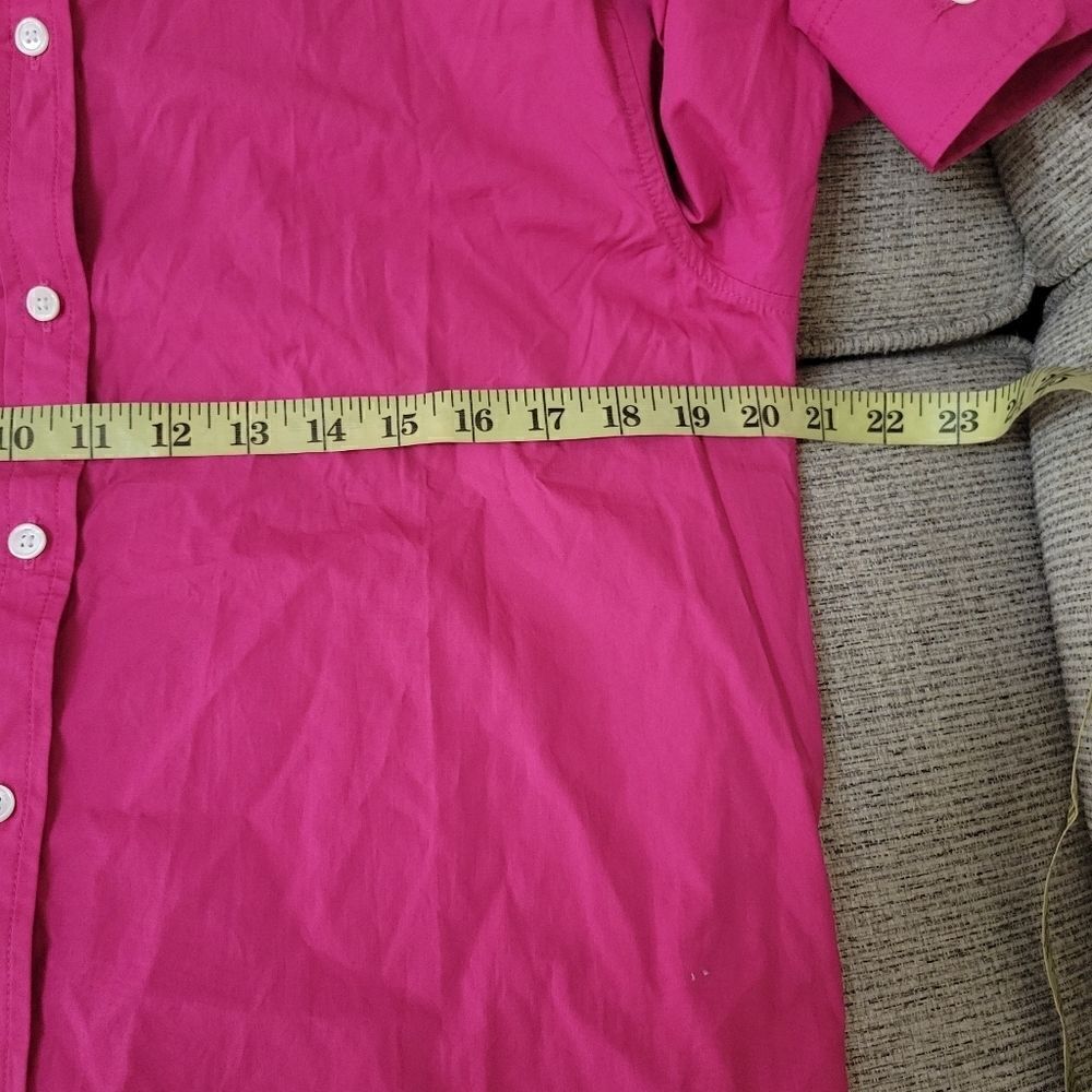 Aritzia Wilfred Free Cotton Button Up Shirt Pink XS - Picture 6 of 8
